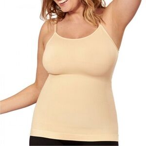 NWT Shapermint Empetua Beige Scoop Neck Camisole S